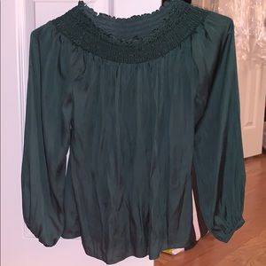 green blouse, worn once